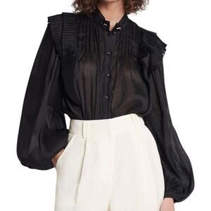 Aje Spellbind Frill Blouse